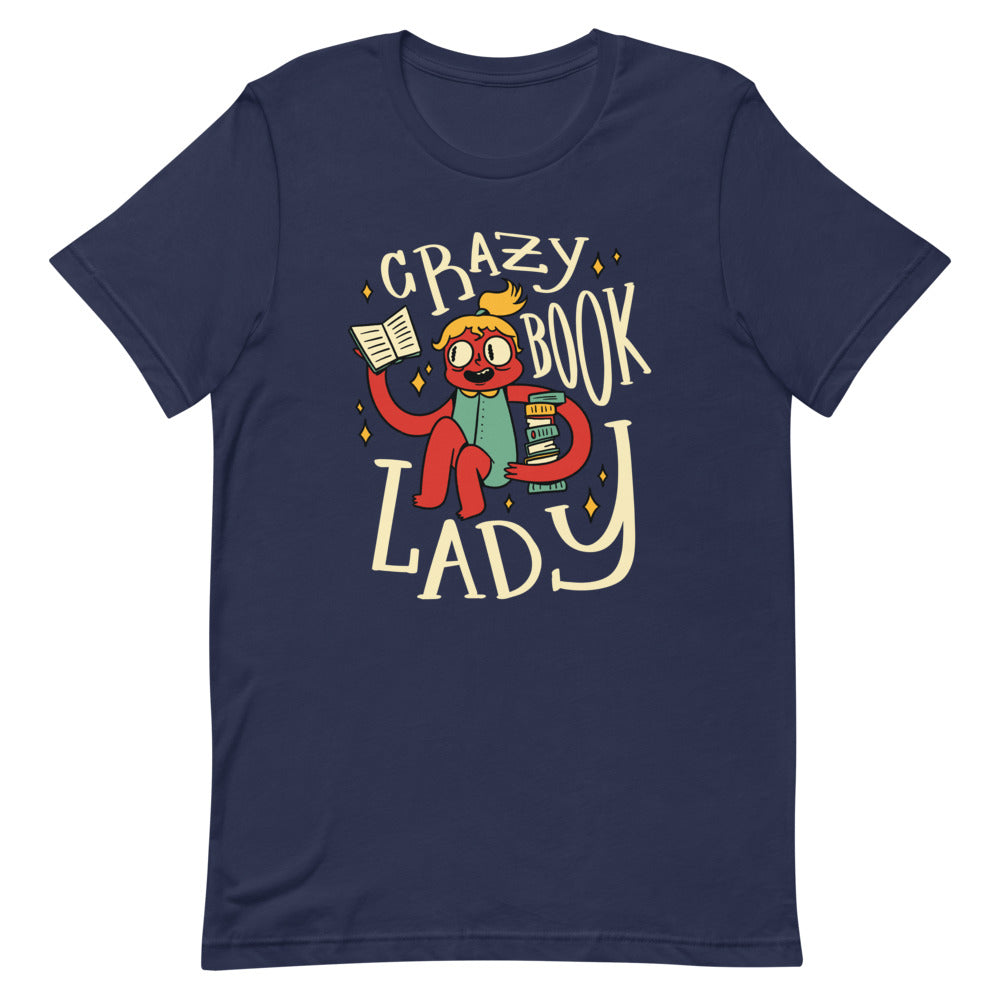 Crazy Book Lady T-shirt