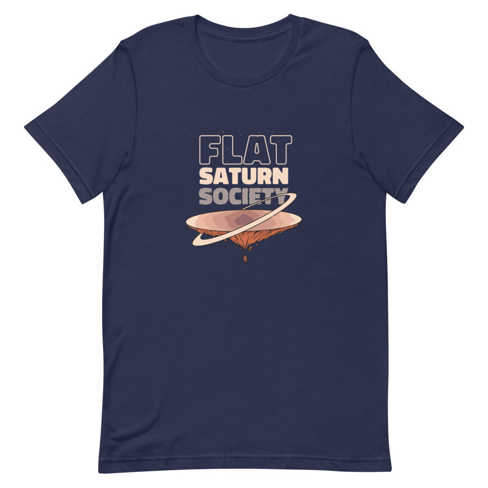 Buy Flat Saturn Society T-shirt by Faz