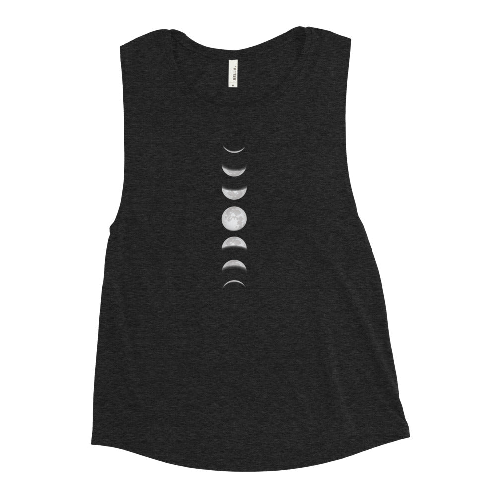 Buy Moon Phases Muscle Tank by Faz