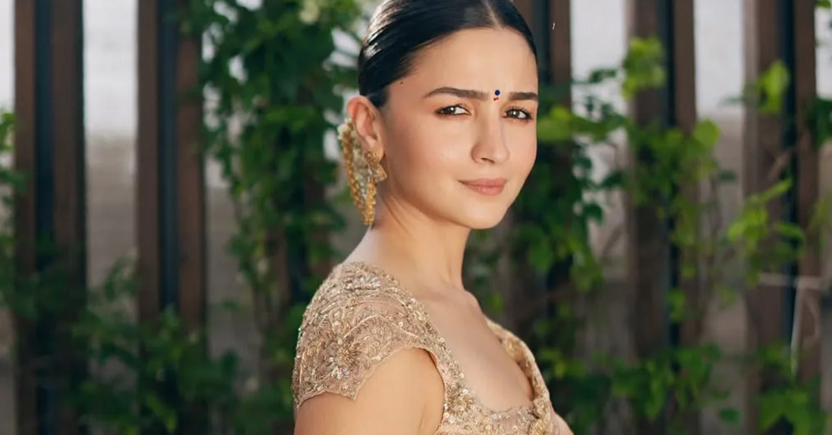 Alia Bhatt x Manish Malhotra: The New Architecture of the Tissue Sari