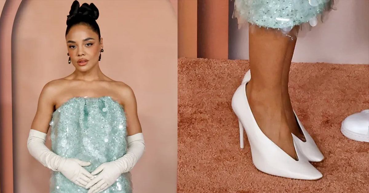 Tessa Thompson’s Balenciaga Shift: The White Shoe That Rewrote the Rules