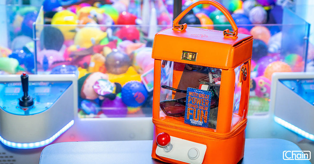 The Claw Machine Clutch: Dave & Buster’s Unexpected High-Fashion Pivot