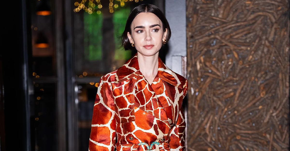 Lily Collins’ ‘Flintstone’ Coat: The Genius of Method Dressing