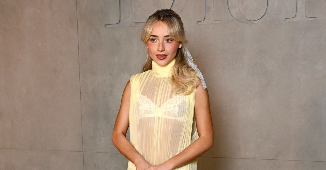 Sabrina Carpenter Goes Bra-First In Butter-Yellow Dior 