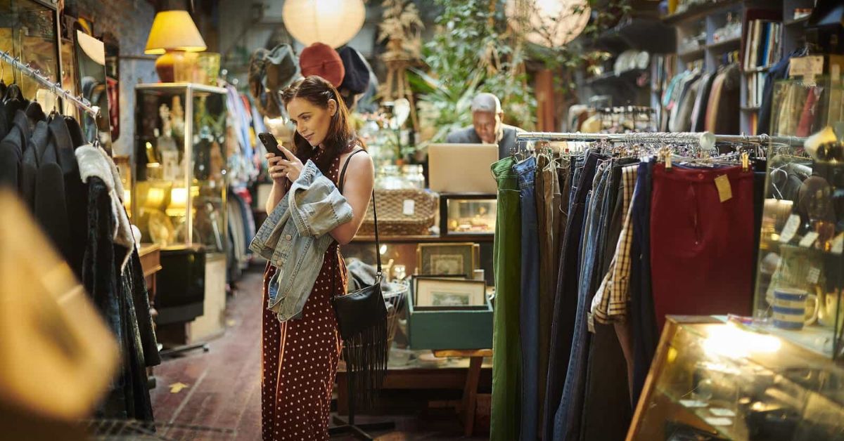 Vintage shopping is intimidating