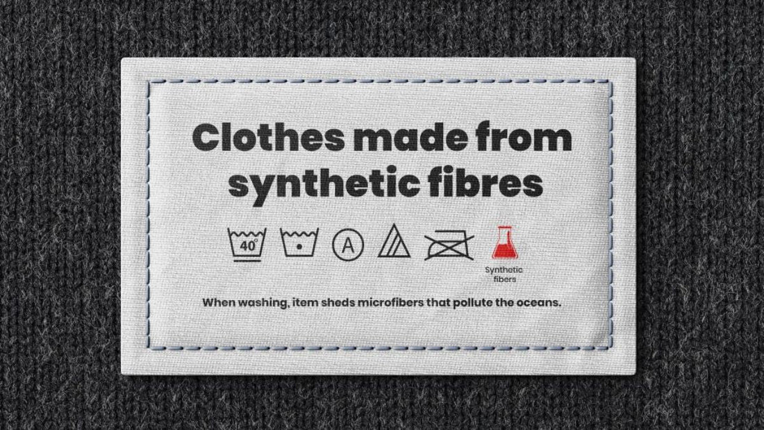 Garment label with fibre content illustrating the fabric literacy guide for evaluating clothing quality