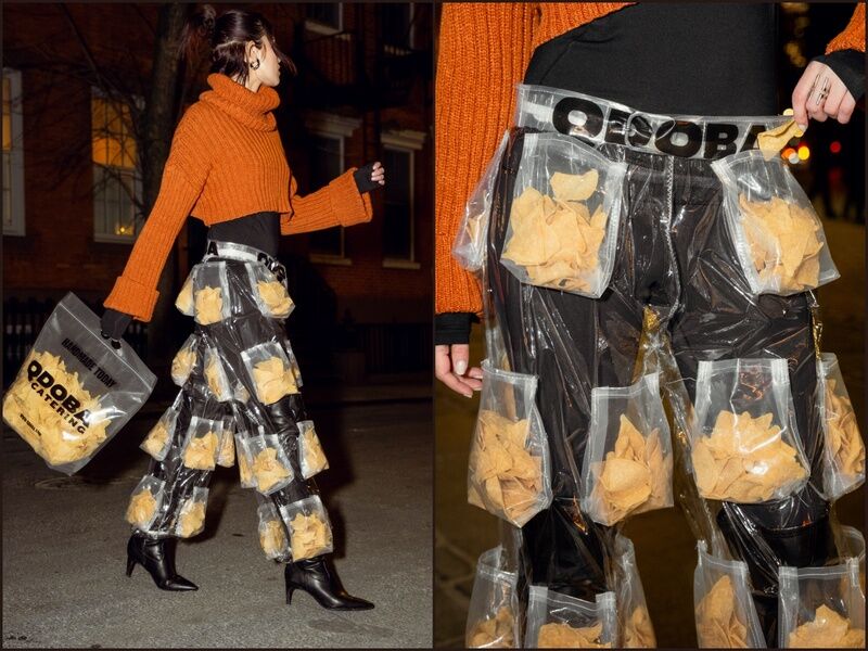 Snackable Fashion: How QDOBA's 'Chip Pants' Are Redefining Style at New York Fashion Week