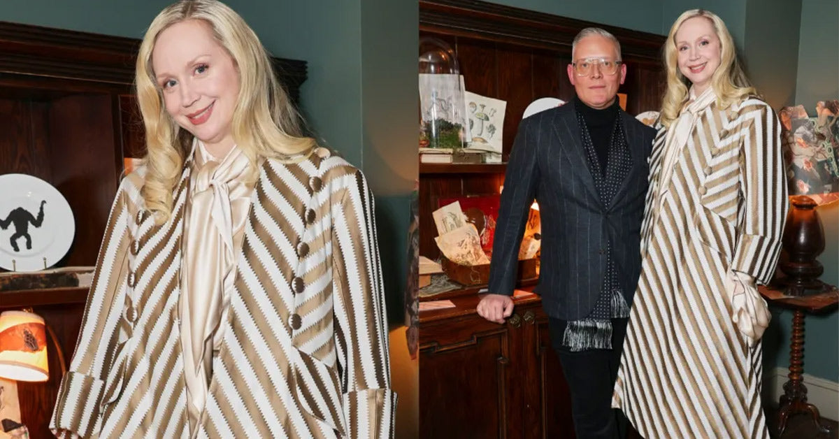 The Architecture of Influence: Gwendoline Christie, Giles Deacon, and the Strategic Return of the Power Stripe