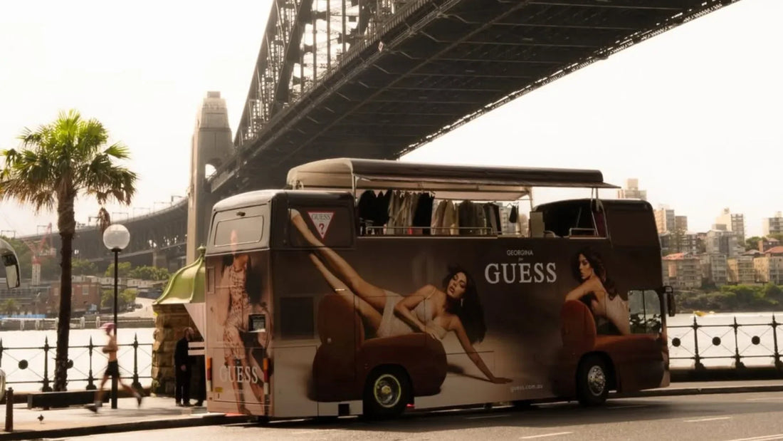 GUESS Rolls Out a Double-Decker Fashion Revolution on Sydney Streets
