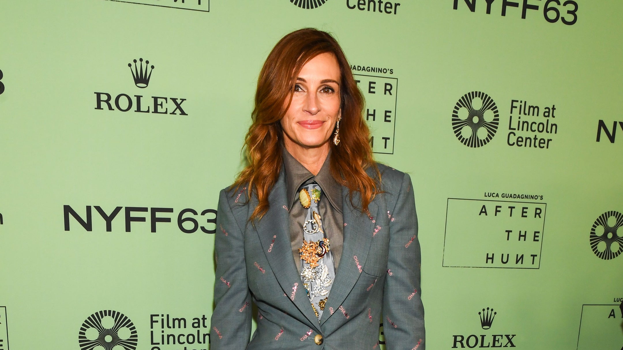 Julia Roberts Revives Power Dressing with Fall’s Tie Trend at NYFF 2025