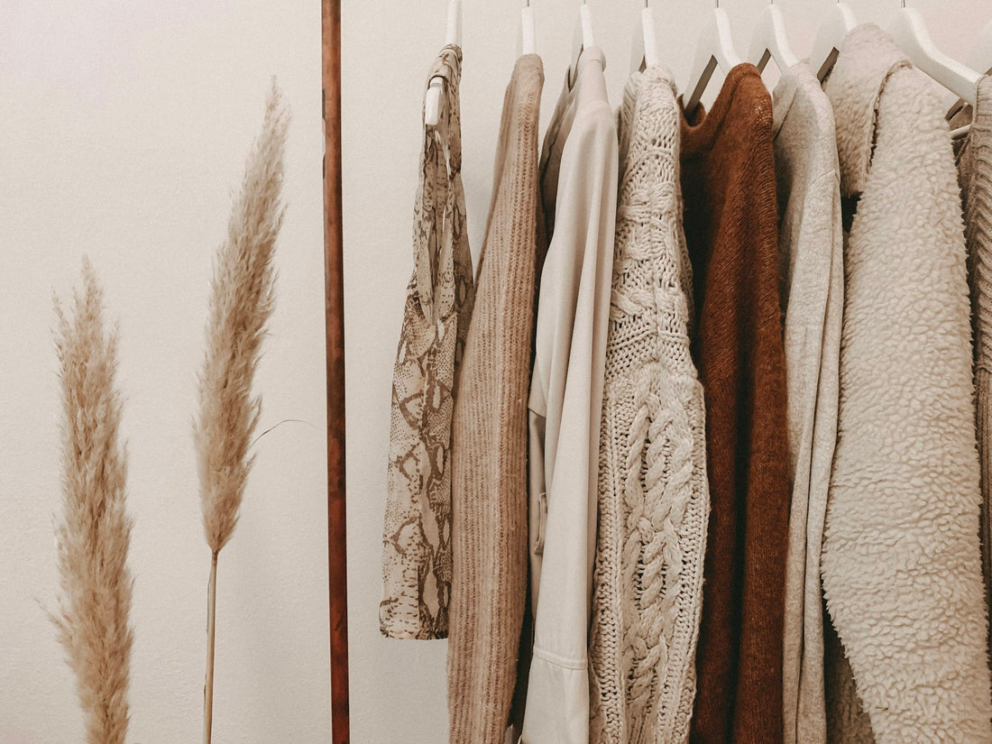 Organised closet with neatly hung clothing illustrating the wardrobe gap