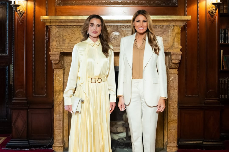 Queen Rania’s Balenciaga Elegance Steals the Spotlight at UN Reception