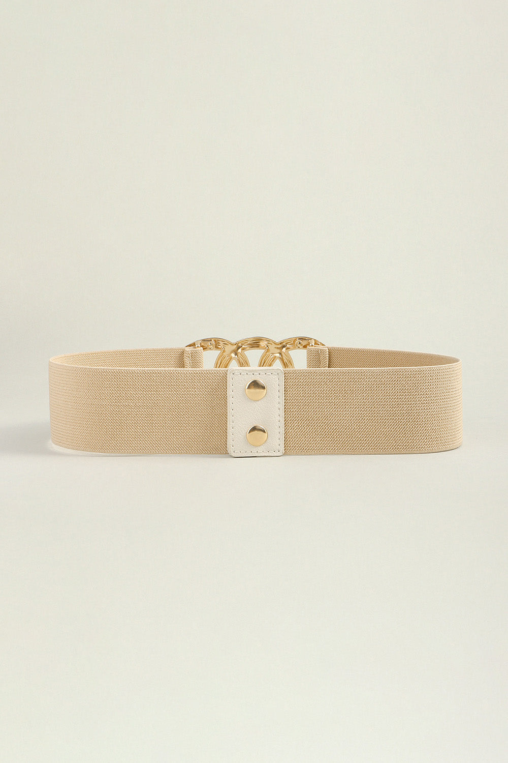 Buy Zinc Alloy Buckle Elastic Wide Belt by Faz
