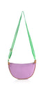 Ezra Quilted Nylon Sling Cross-Body, Lilac