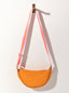 Ezra Quilted Nylon Sling Cross-Body, Orange