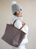 Buy Vale Plaid Tote, Multi by Shiraleah