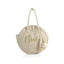 "Bride" Jute Circle Tote, Natural