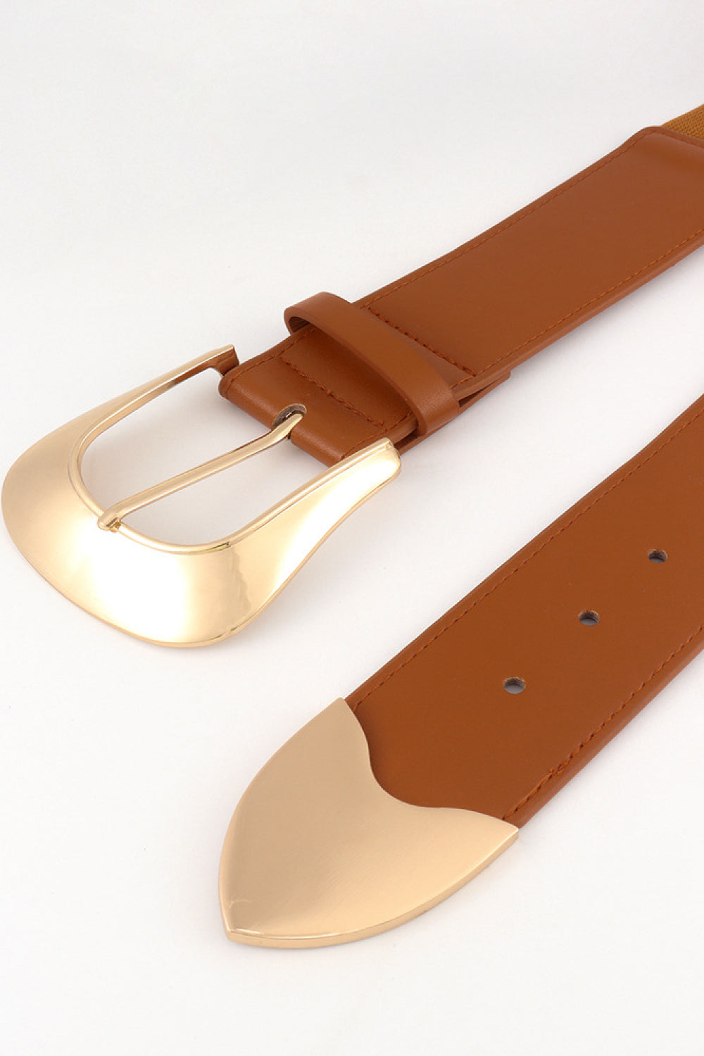 Buy Elastic Wide PU Belt by Faz