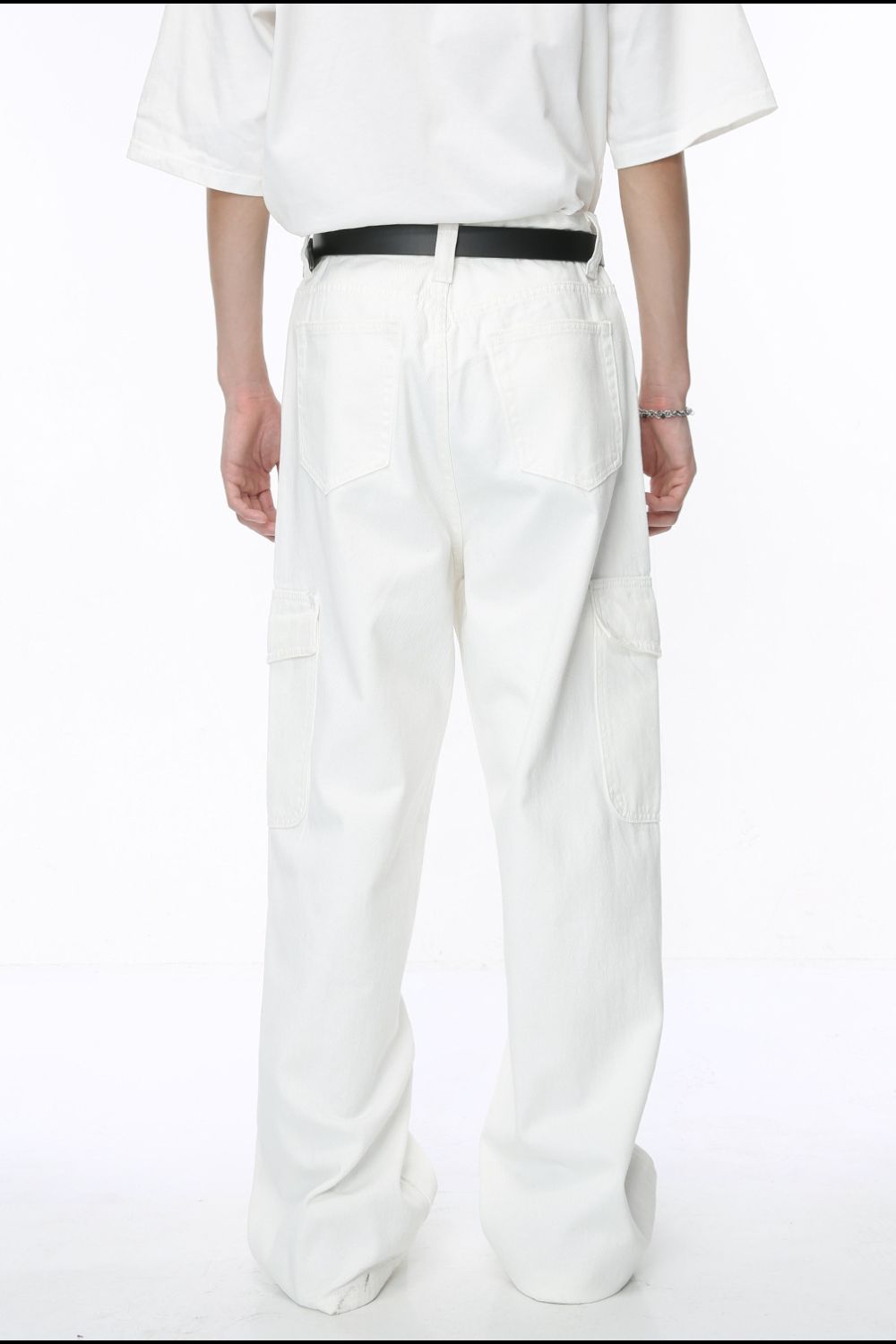 Buy Wide Leg Jeans with Pockets by Faz