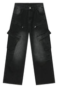 Buy Baggy Jeans with Cargo Pockets by Faz