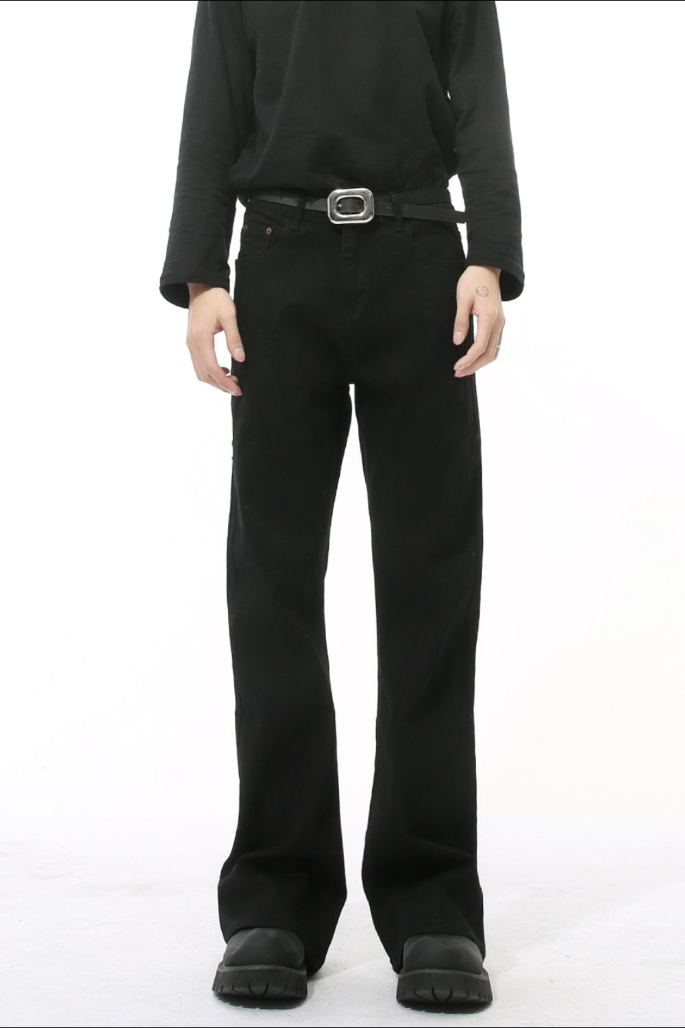 Buy High Waist Jeans with Pockets by Faz