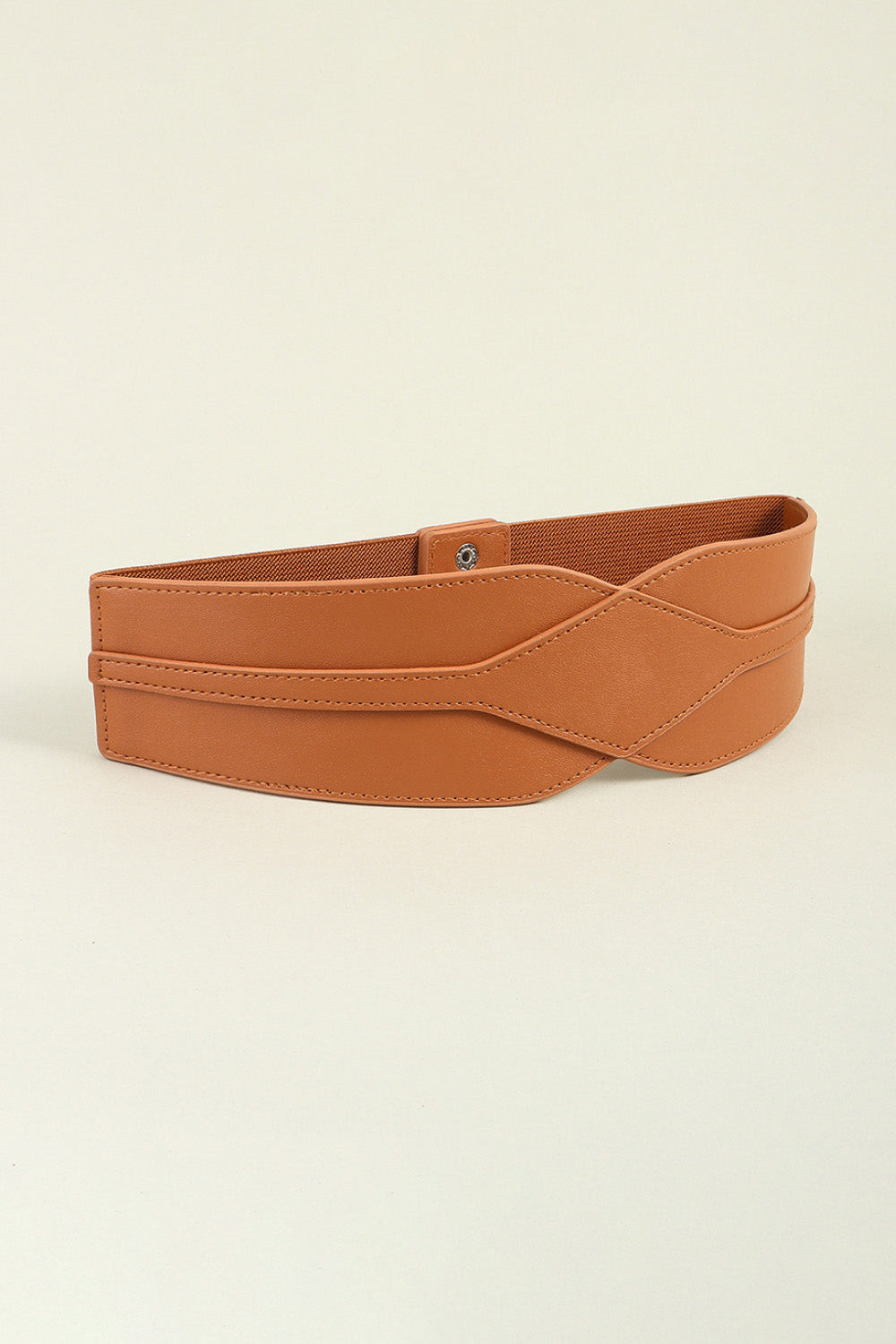 Buy Elastic Wide PU Belt by Faz