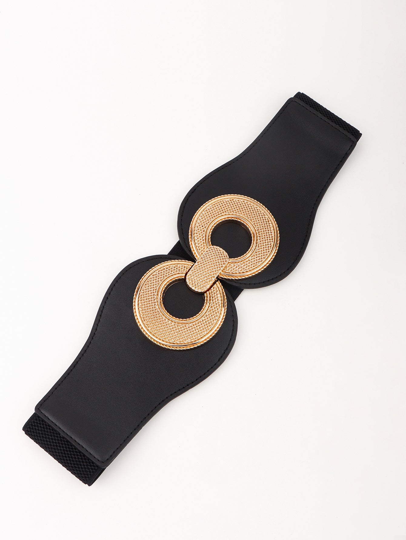 Buy Alloy Buckle Elastic PU Belt by Faz