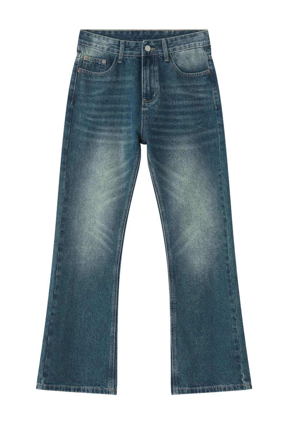 Buy Straight Leg Jeans with Pockets by Faz