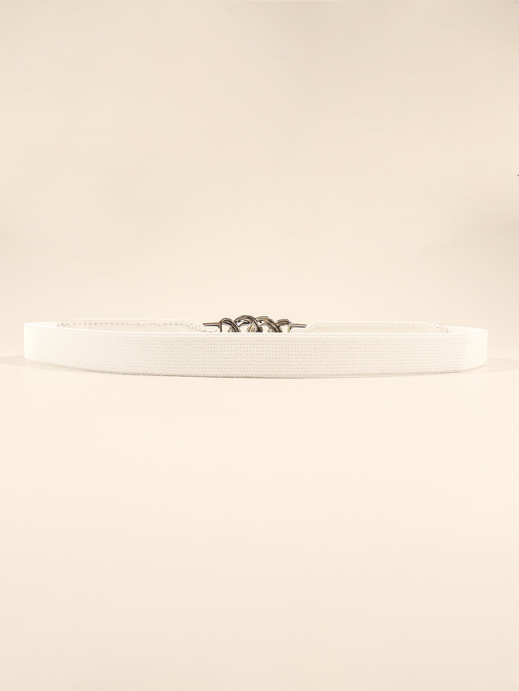 Buy Zinc Alloy Buckle Elastic PU Belt by Faz