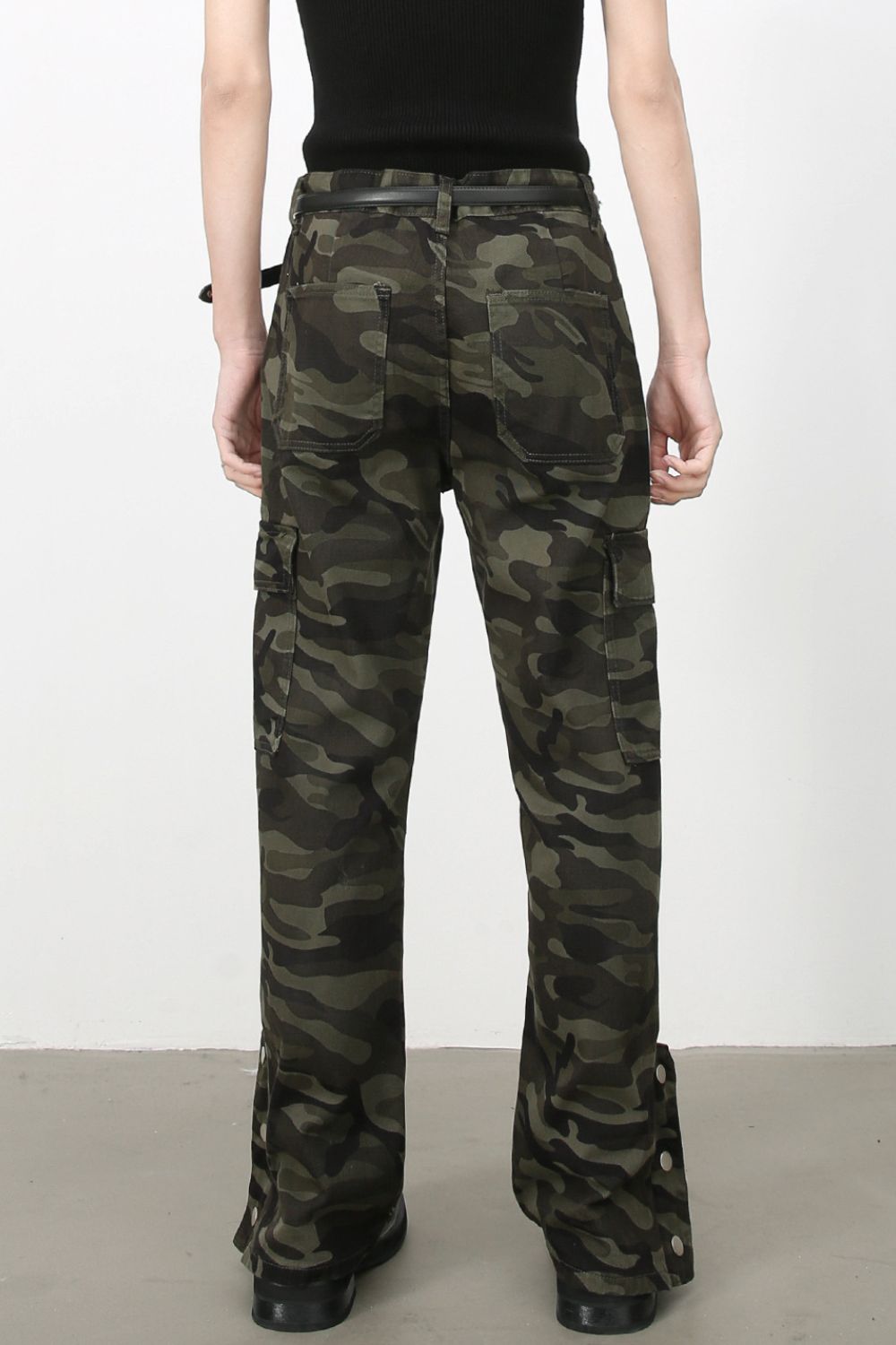 Buy Men's Camouflage Jeans with Cargo Pockets by Faz