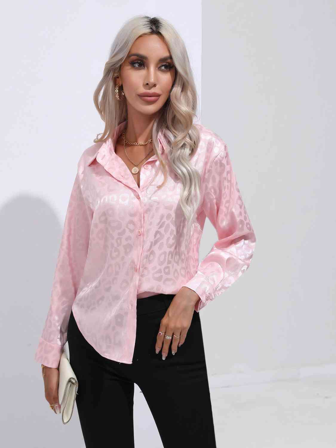 Buy Printed Collared Neck Buttoned Shirt by B&S