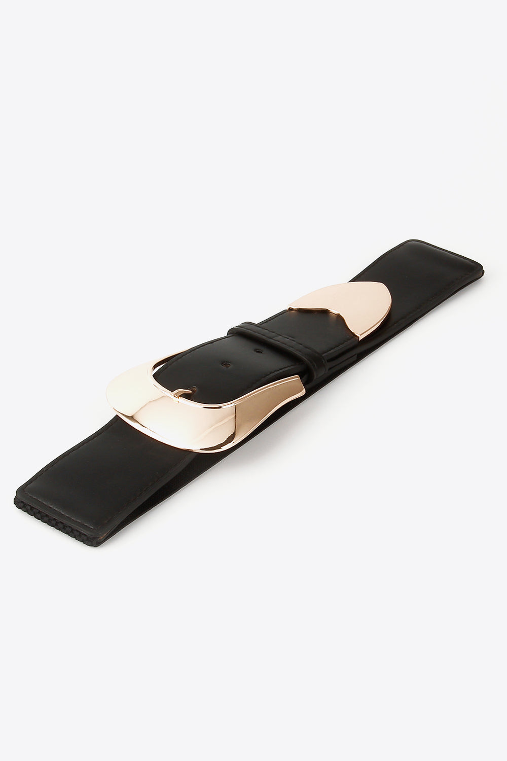 Buy Elastic Wide PU Belt by Faz