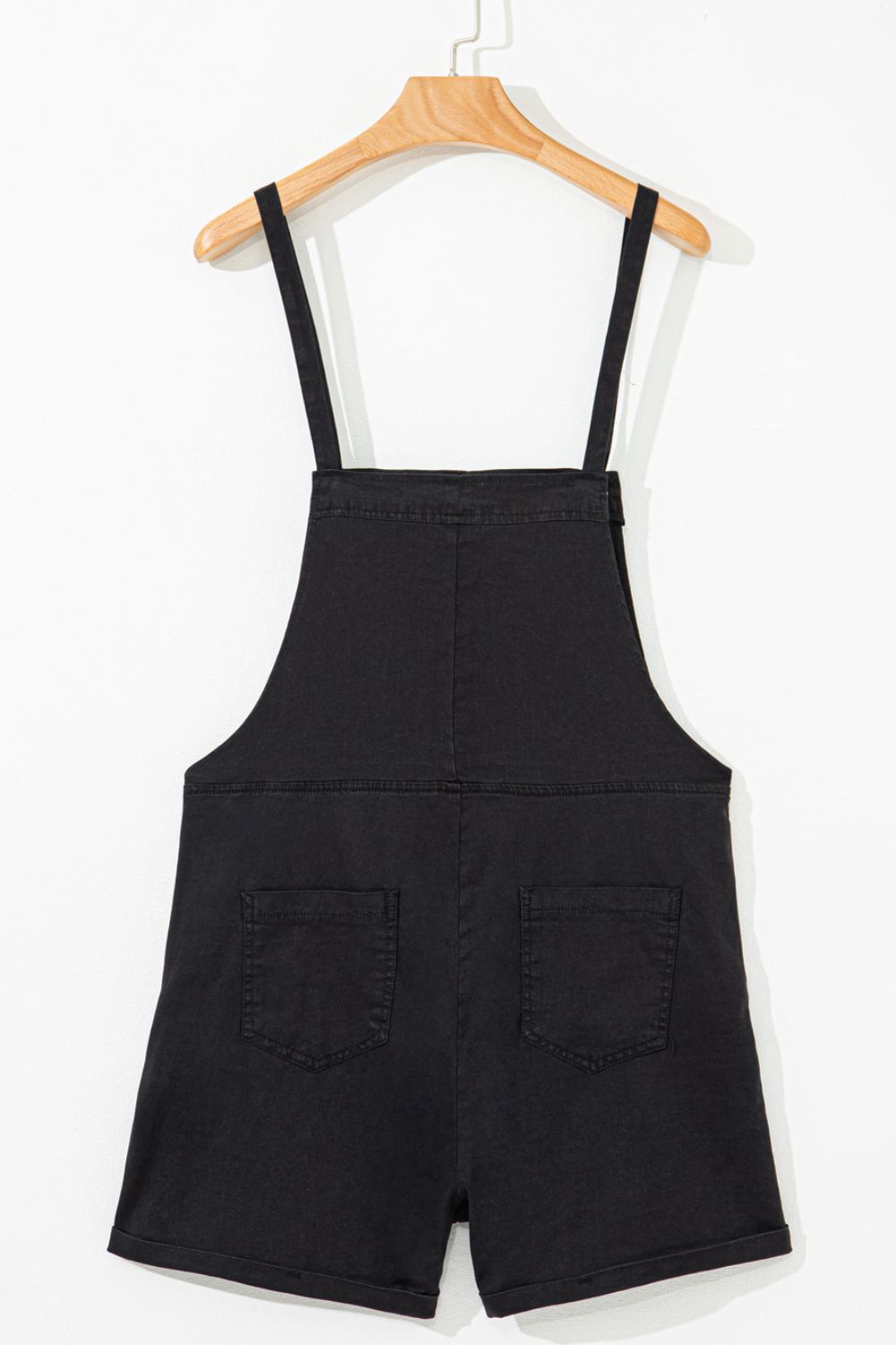 Buy Square Neck Denim Overalls with Pockets by Faz