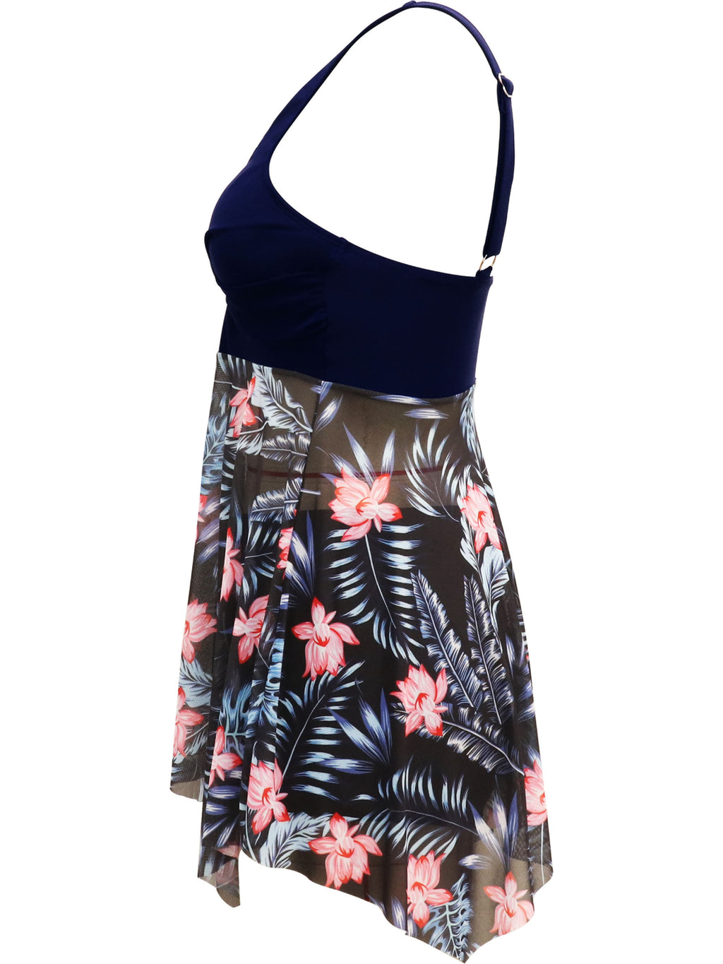 Buy Printed Wide Strap Two-Piece Swim Set by Faz