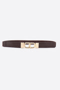 Buy Geometric Double Buckle Elastic Belt by Faz
