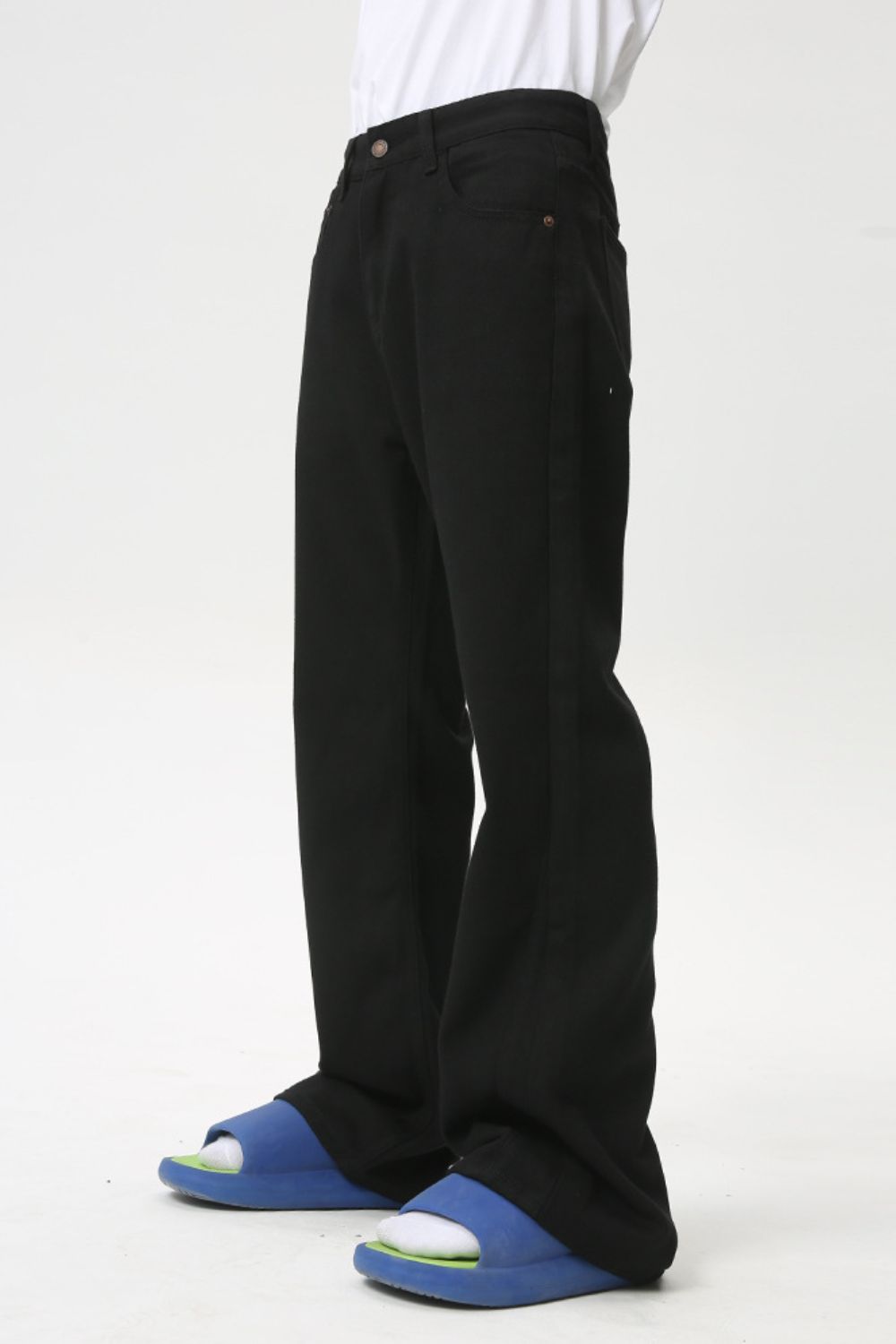 Buy Mid Rise Jeans with Pockets by Faz