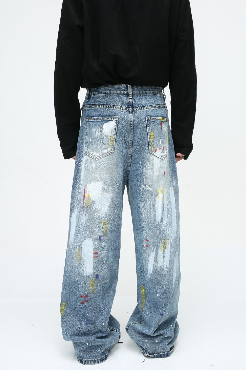 Buy Painting Jeans with Pockets by Faz