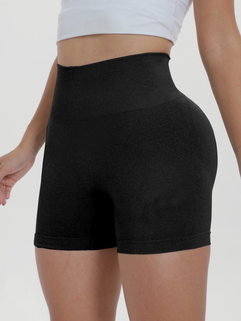 Buy High Waist Active Shorts by Faz
