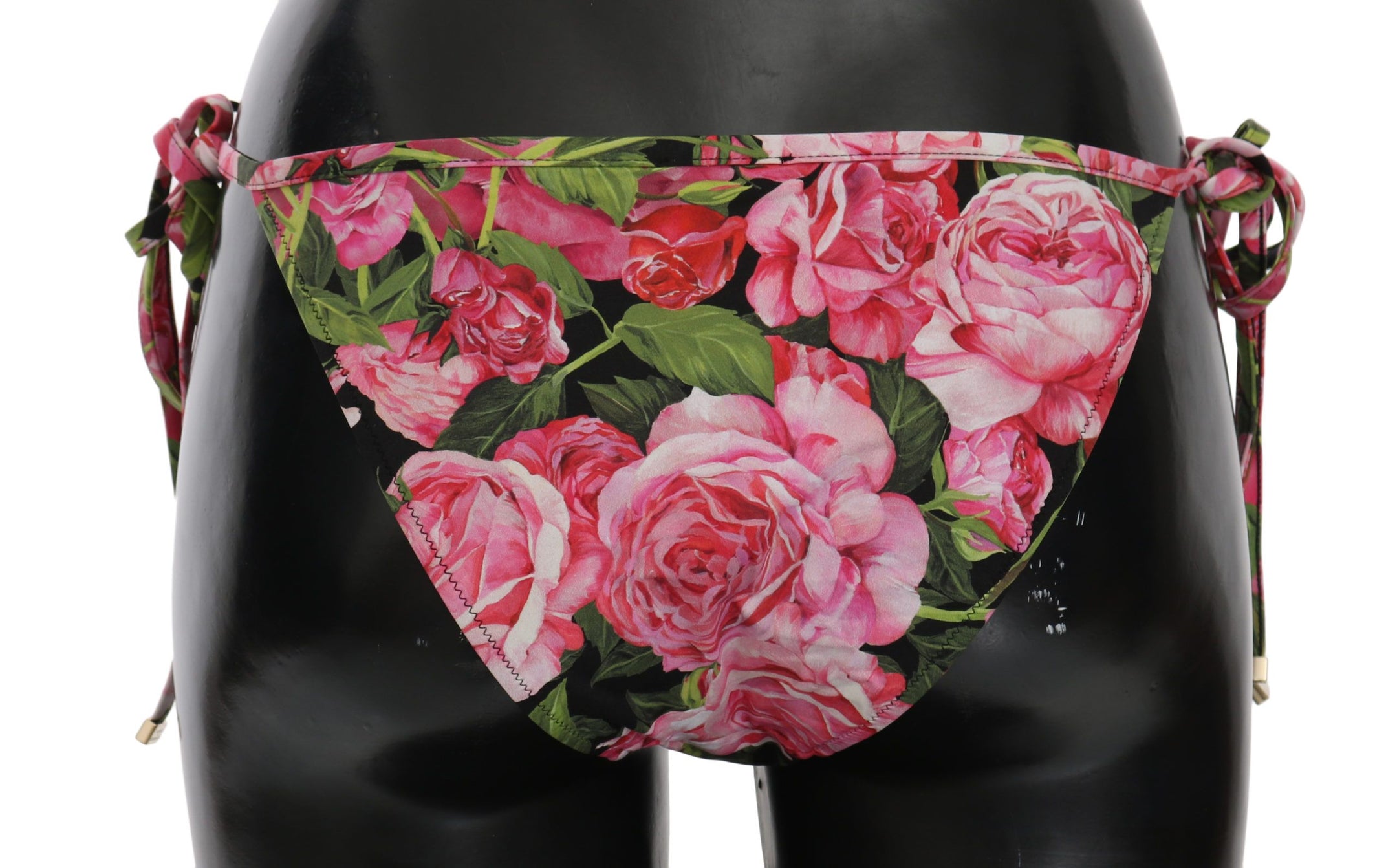 Buy Elegant Rose Pattern Bikini Bottom by Dolce & Gabbana