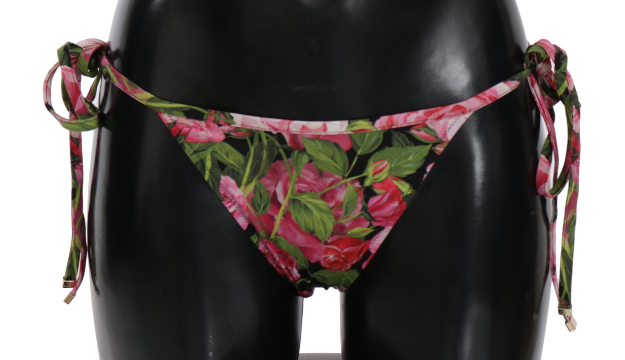 Buy Elegant Rose Pattern Bikini Bottom by Dolce & Gabbana