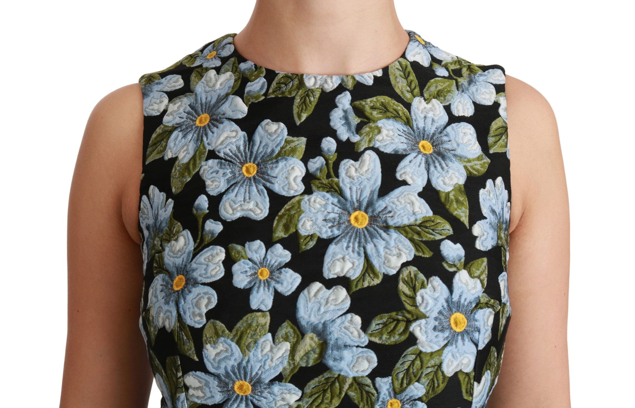 Buy Elegant Floral Mini Shift Dress by Dolce & Gabbana