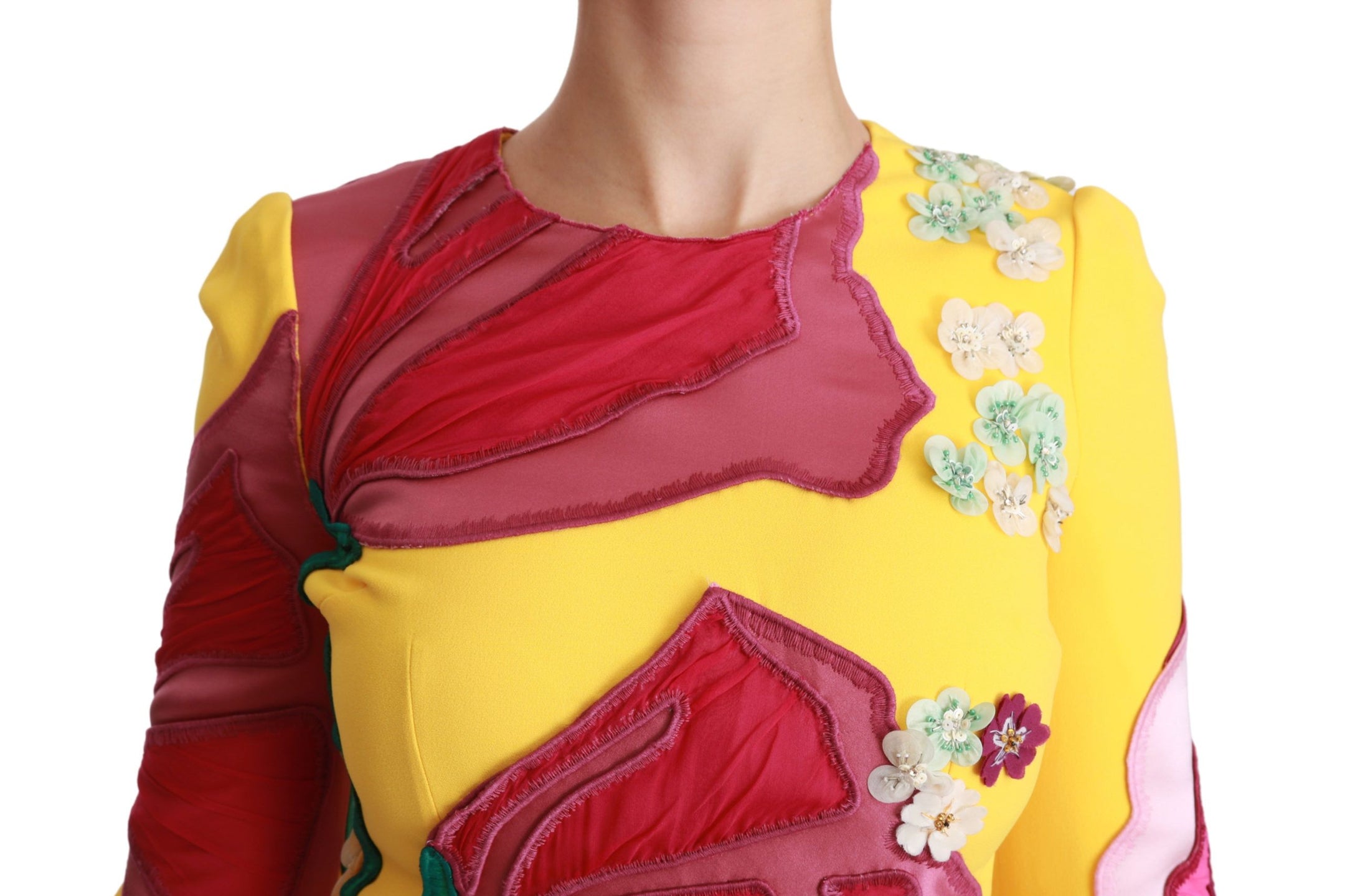 Buy Sunshine Bloom Sheath Knee-Length Dress by Dolce & Gabbana