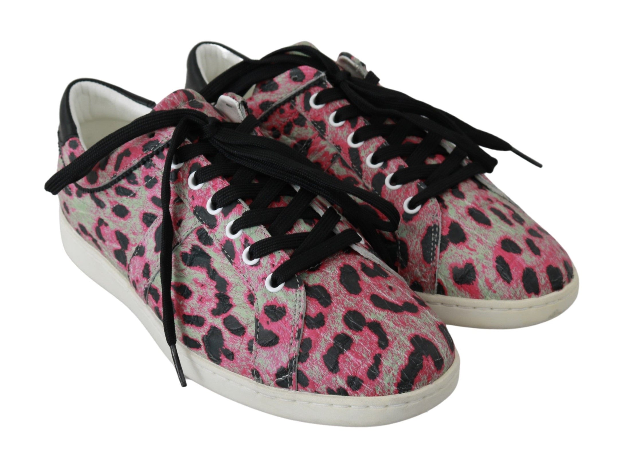 Buy Multicolor Crocodile Leather Sneakers by Dolce & Gabbana