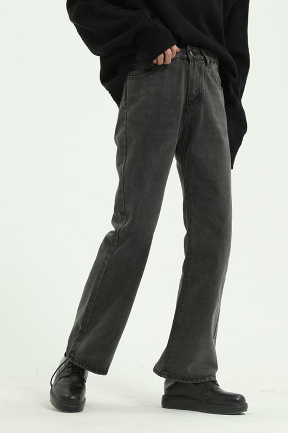 Buy Straight Leg Jeans with Pockets by Faz