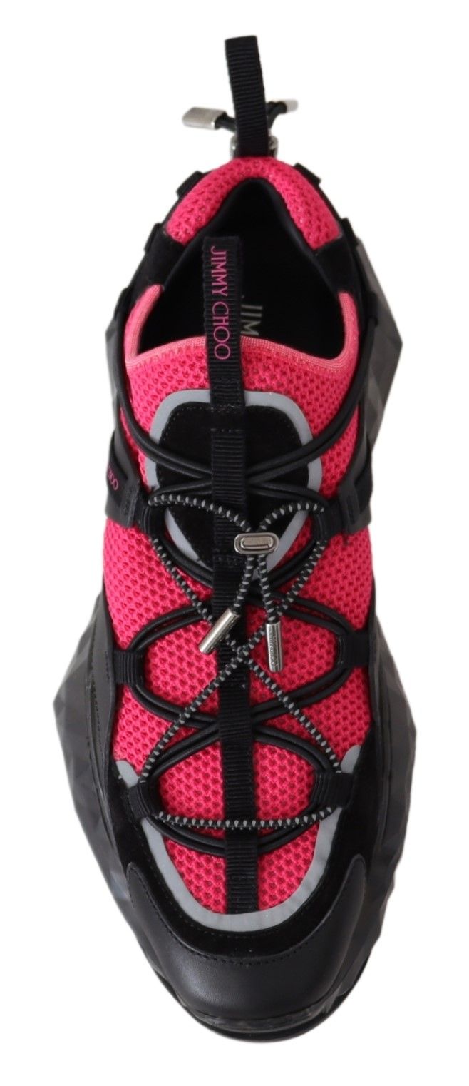 Buy Electric Elegance Leather Mesh Sneakers by Jimmy Choo