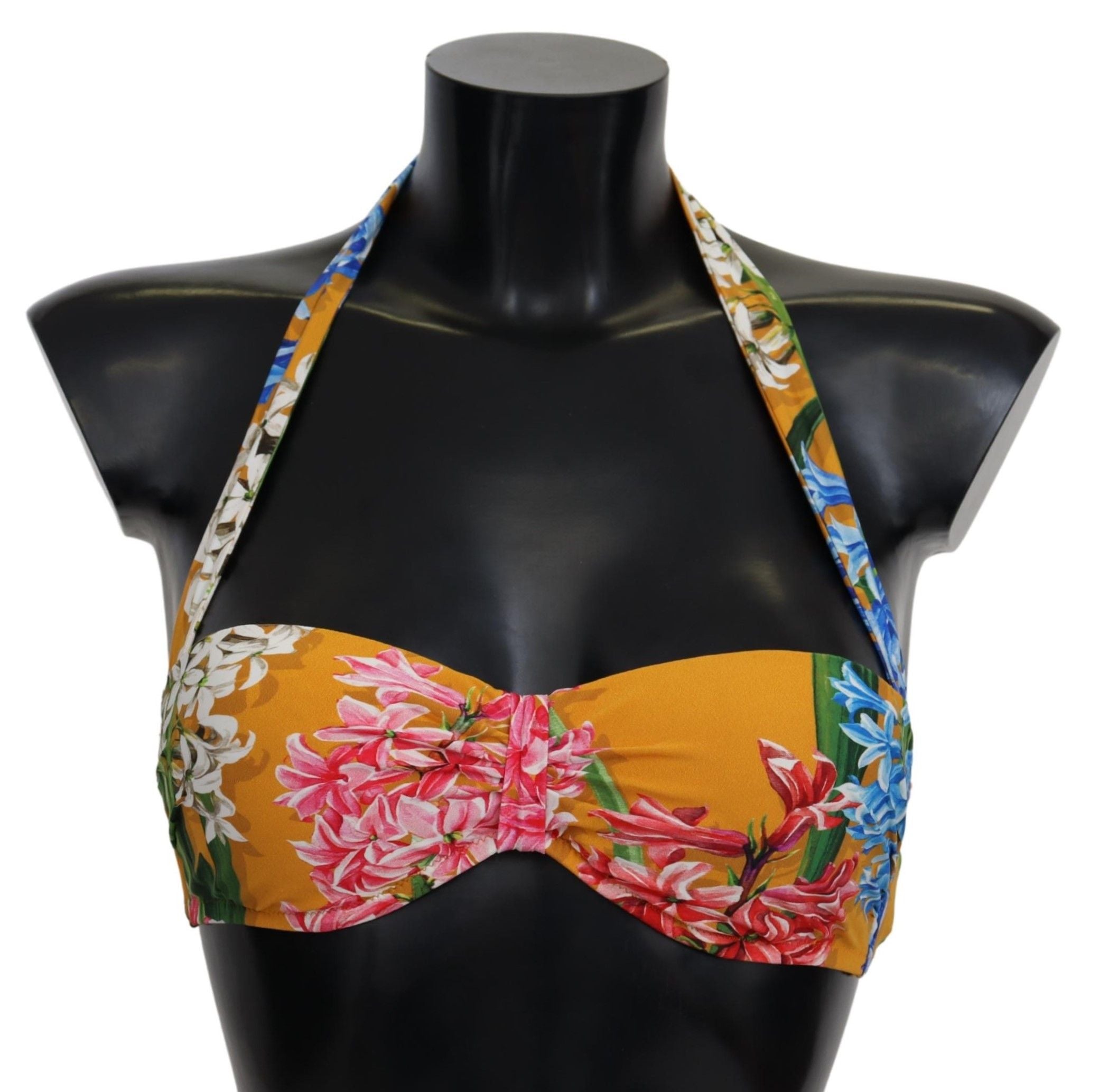 Buy Sunny Floral Bikini Top - Summer Elegance by Dolce & Gabbana