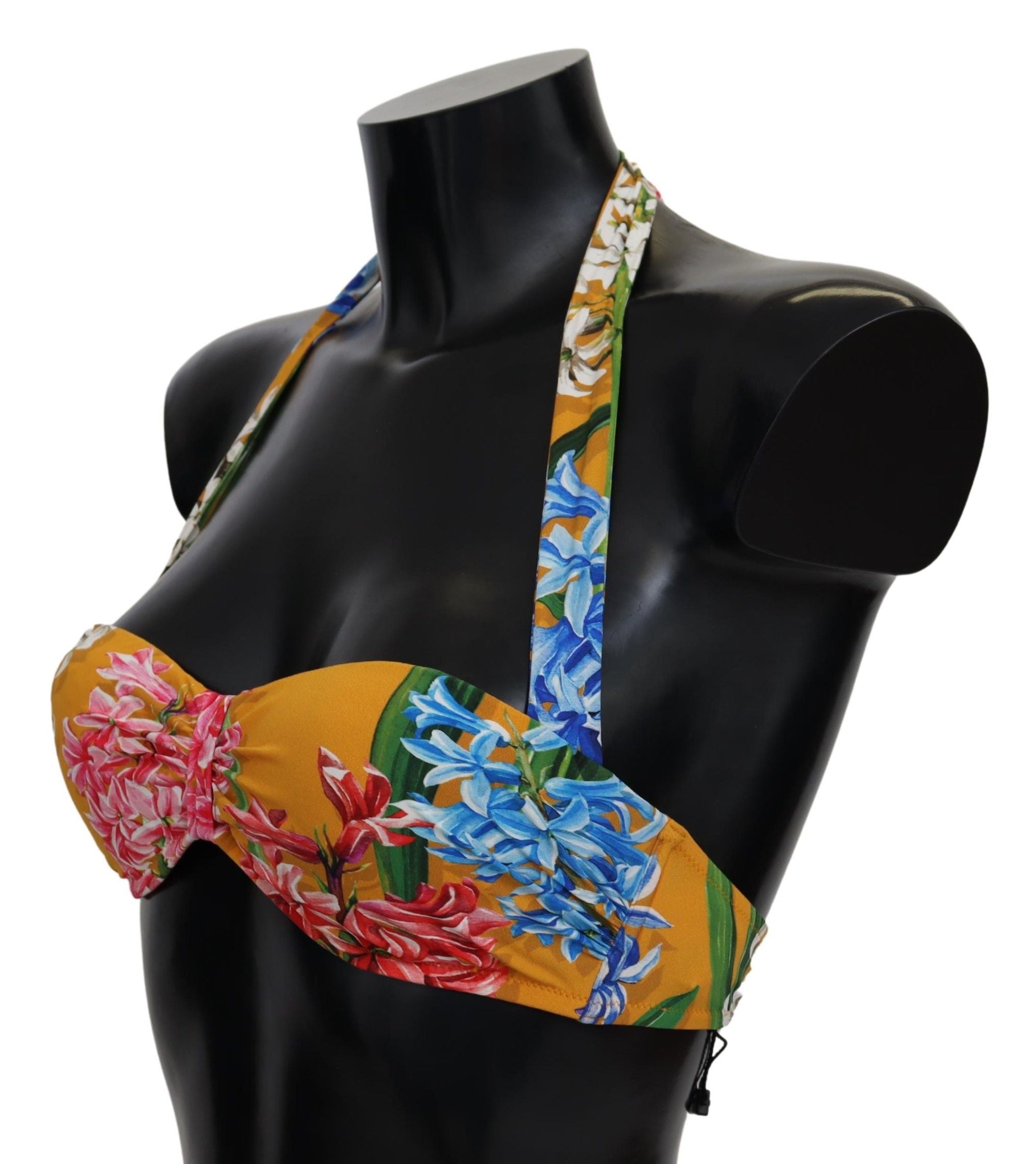 Buy Sunny Floral Bikini Top - Summer Elegance by Dolce & Gabbana