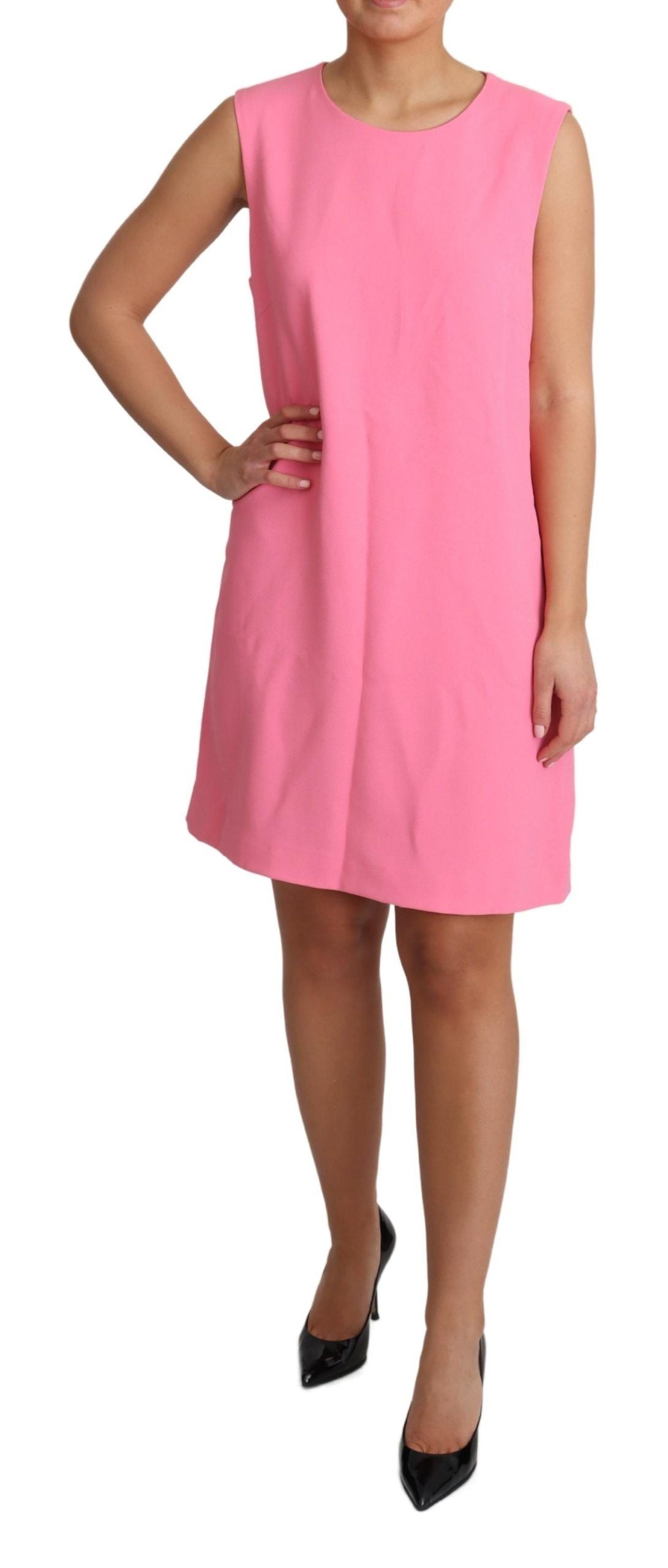 Buy Elegant Pink Shift Knee Length Dress by Dolce & Gabbana