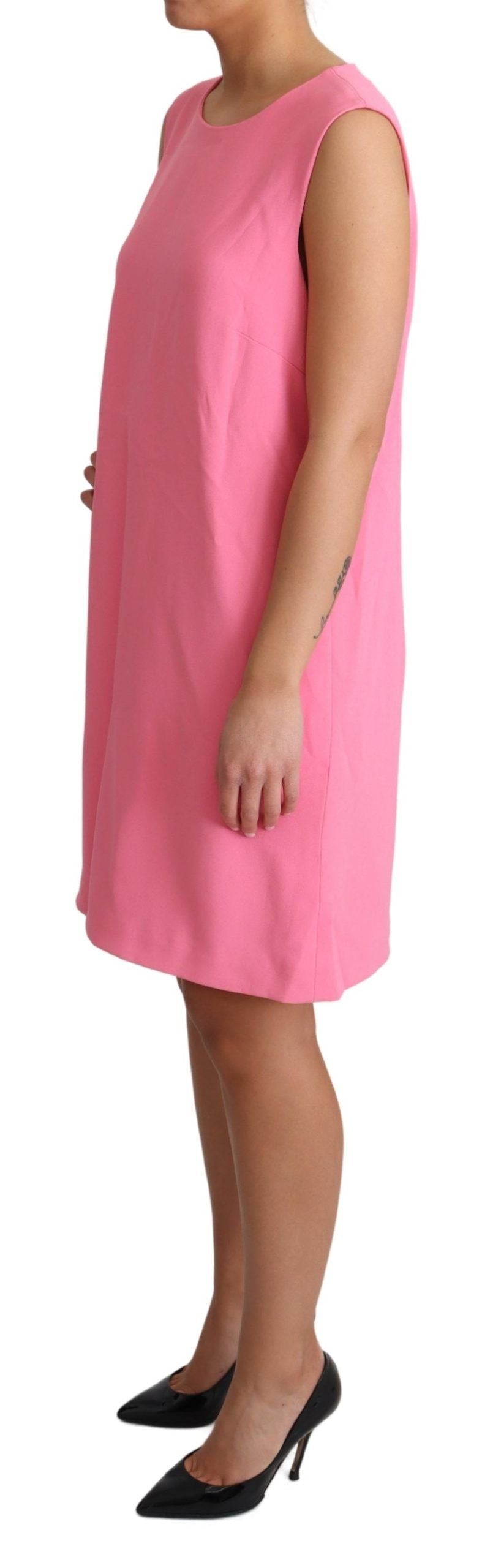 Buy Elegant Pink Shift Knee Length Dress by Dolce & Gabbana