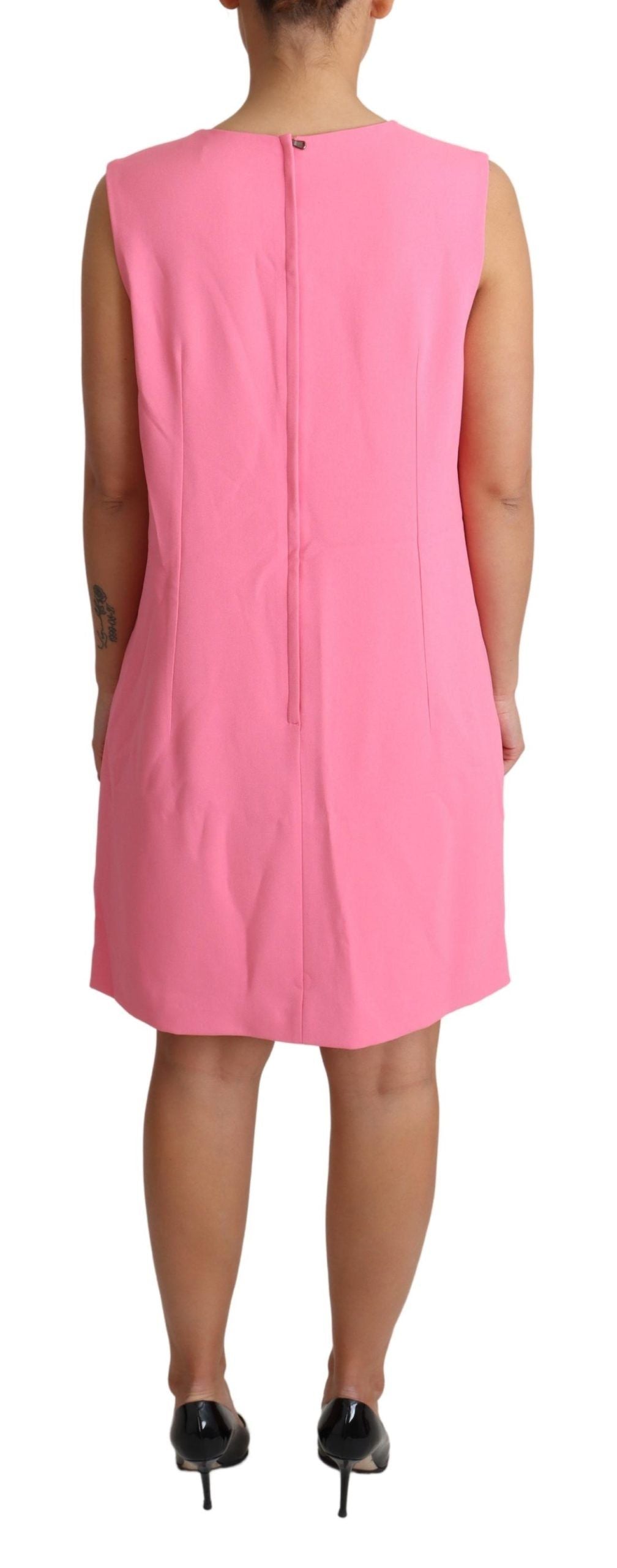 Buy Elegant Pink Shift Knee Length Dress by Dolce & Gabbana